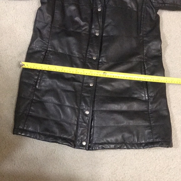 DANIER Black Genuine leather jacket - Picture 9 of 12